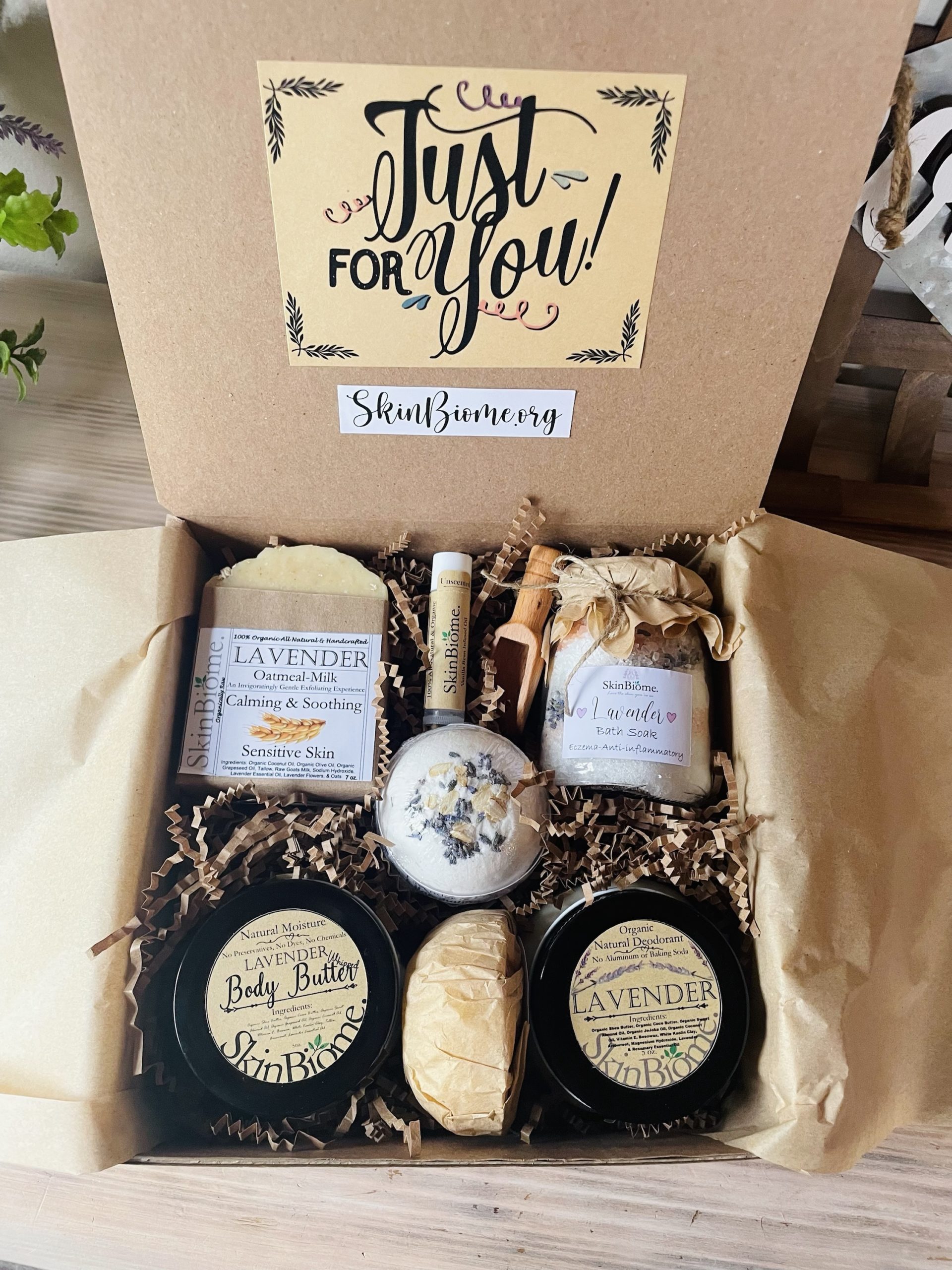 Spa Bath Gift Box - SkinBiome.